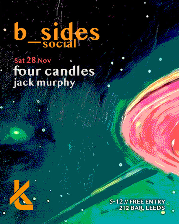 b_sides social flyer, Sat 28 Nov, 212 Bar Leeds